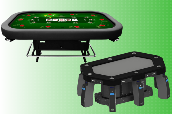 From concept development to final product delivery of electronic table game table for Jackpot Digital 