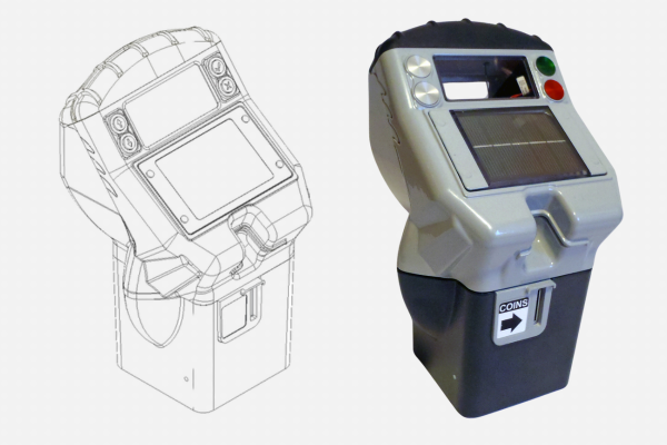 Final prototype of parking meter for MacKay Meters