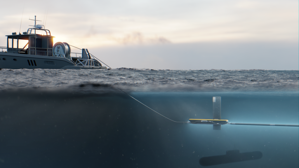 Figure 1- A Towed Array - courtesy GD UK 